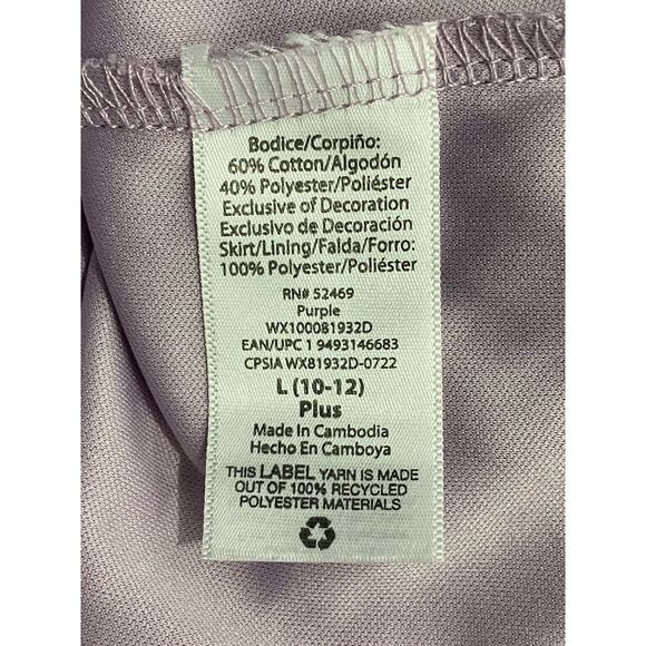 Wonder Nation Girl's Dress Sequin Unicorn Size Large (10-12) PLUS Color Purple - Picture 3 of 4